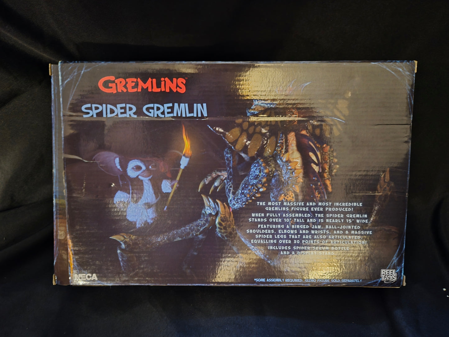 Original NECA Gremlins Spider Gremlin Deluxe Figure Reel Toys Boxed