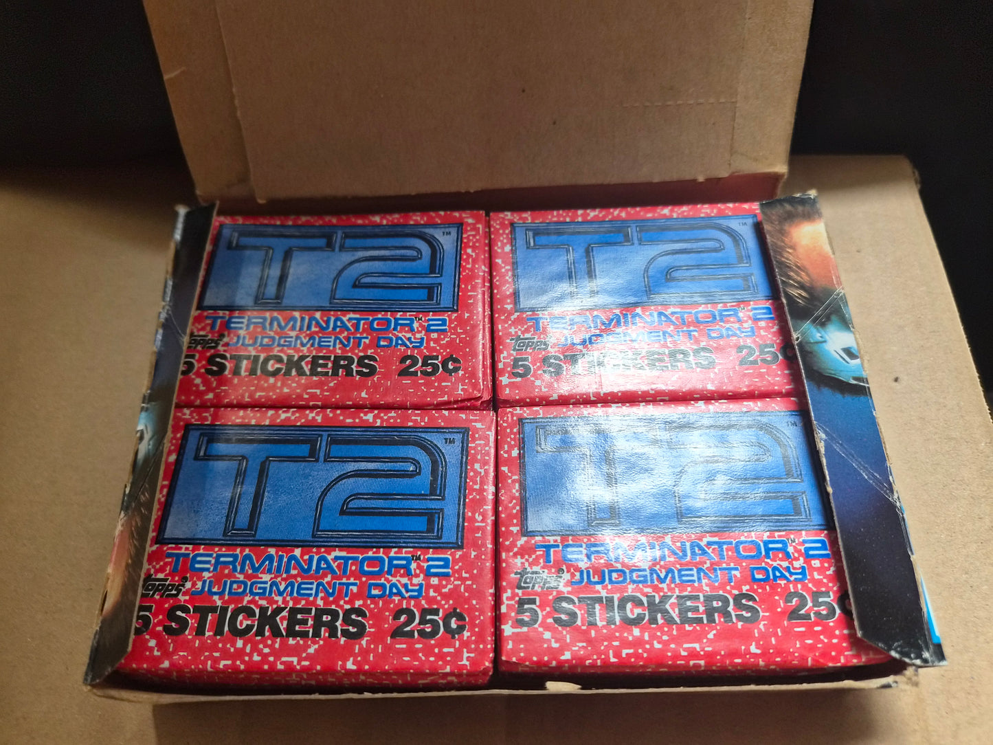 Vintage 1991 Terminator 2 Topps Stickers