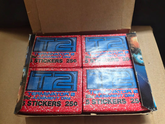 Vintage 1991 Terminator 2 Topps Stickers