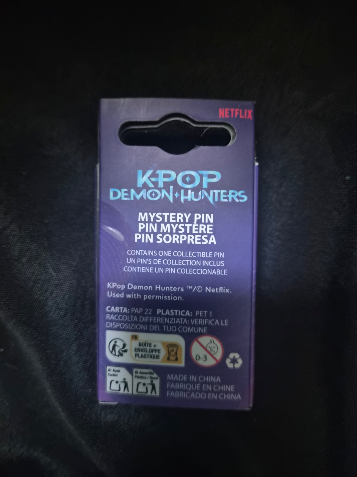 Official K Pop Demon Hunters Mystery Pin