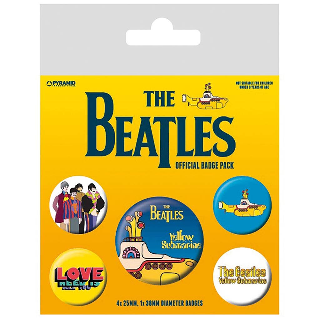The Beatles (Yellow Submarine) Badge Pack