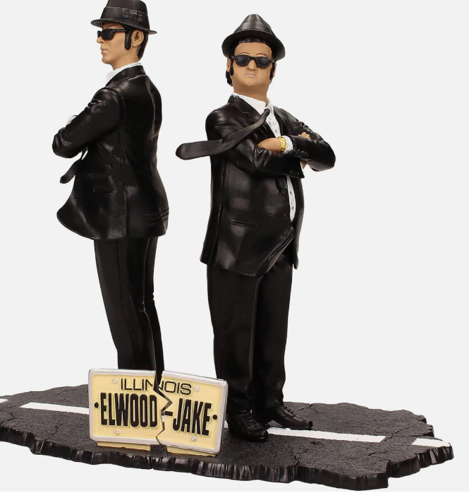 BLUES BROTHERS JAKE AND ELWOOD 7 INCH 2 FIGURE BOX SET SD TOYS