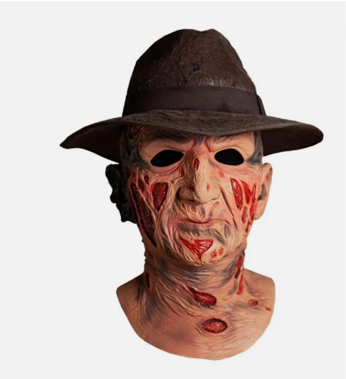 A Nightmare On Elm Street Deluxe Freddy Mask Hat Trick or Treat Studios