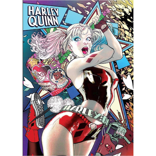 Batman (Harley Quinn Neon) Postcard Print A6