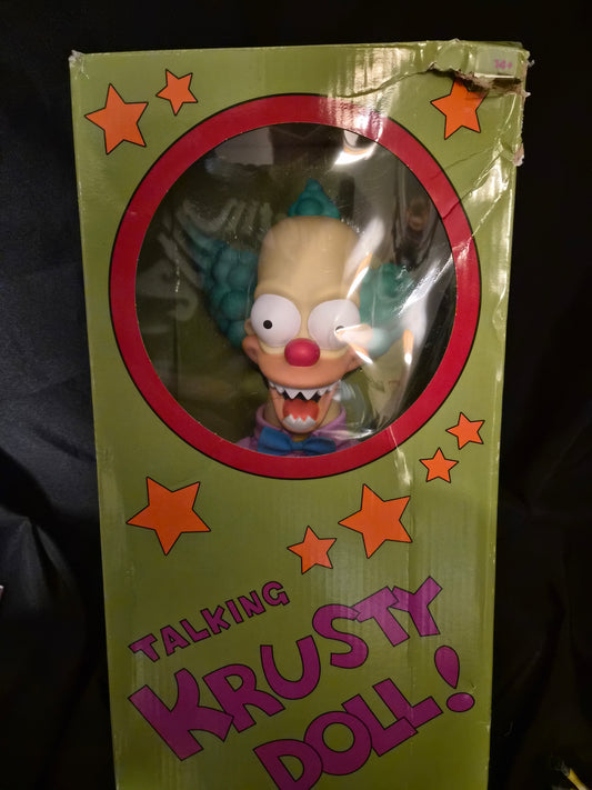 The Simpsons Treehouse Of Horror Talking Evil krusty Doll (Box Damage)