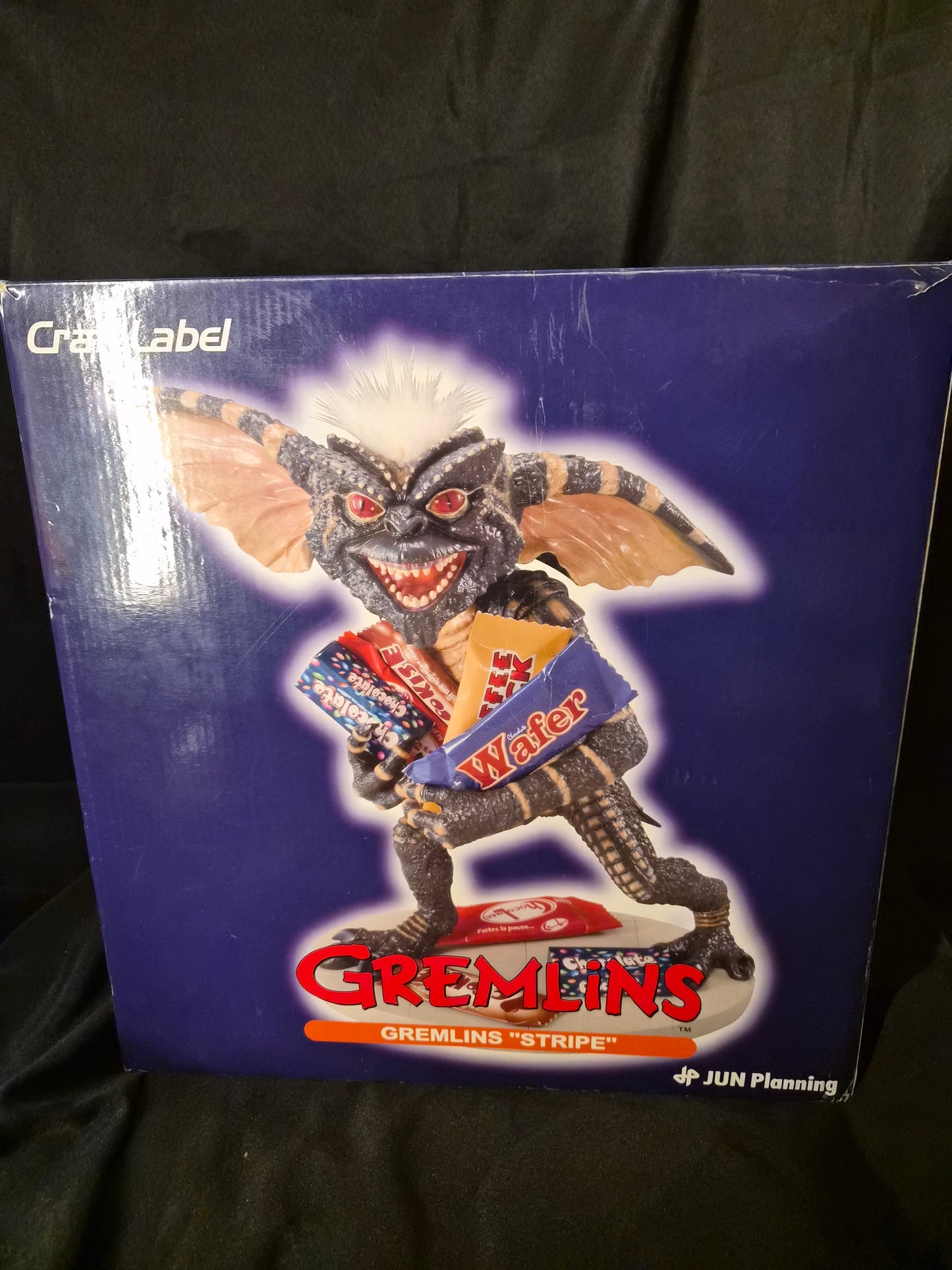 Rare Premium Craft Label Gremlins Stripe Statue Candy Bars in Hand 12" Scale Jun Planning