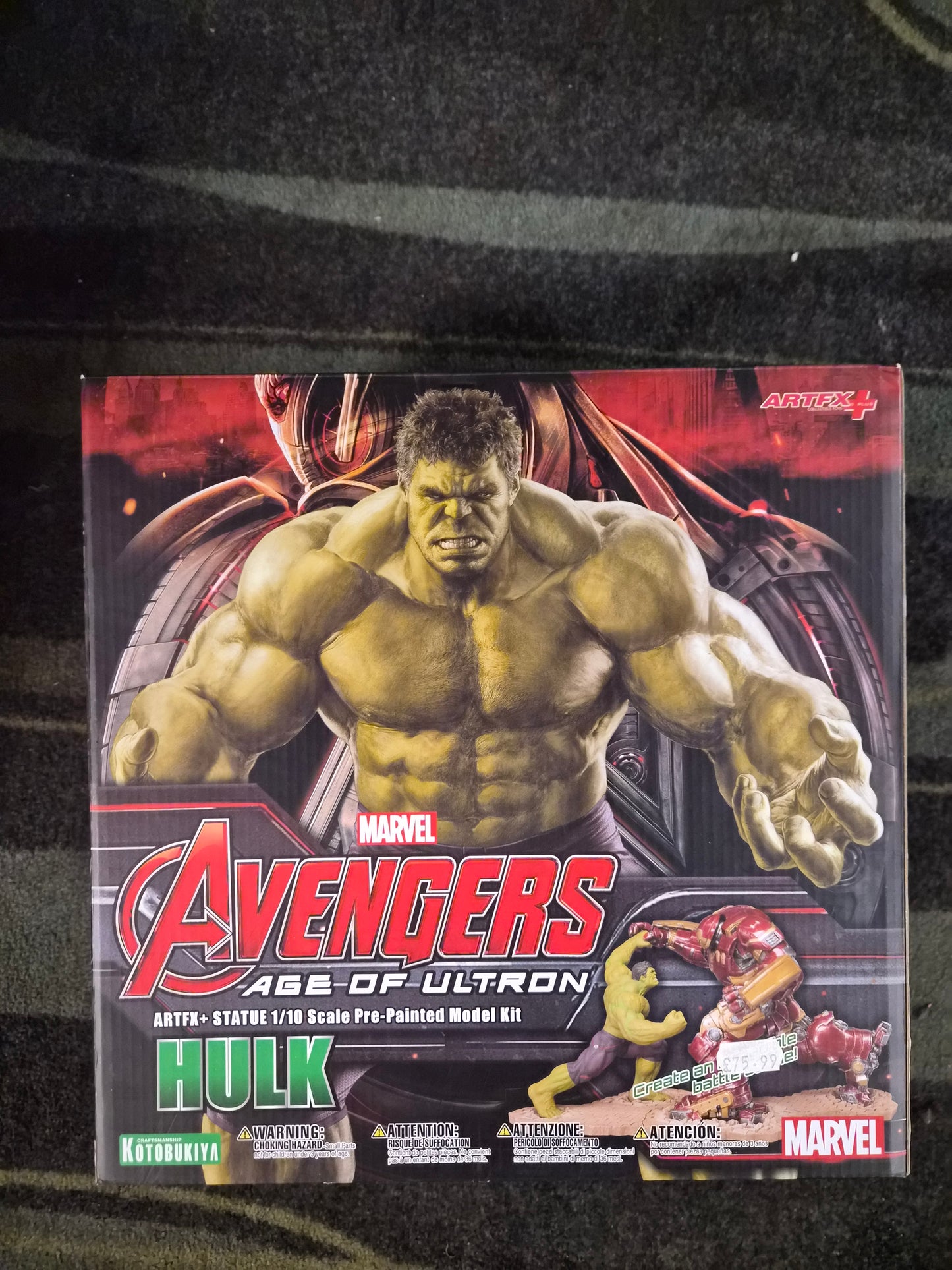 Marvel Kotobukiya Avengers Age Of Ultron Hulkbuster & Hulk Statue 2 Pack