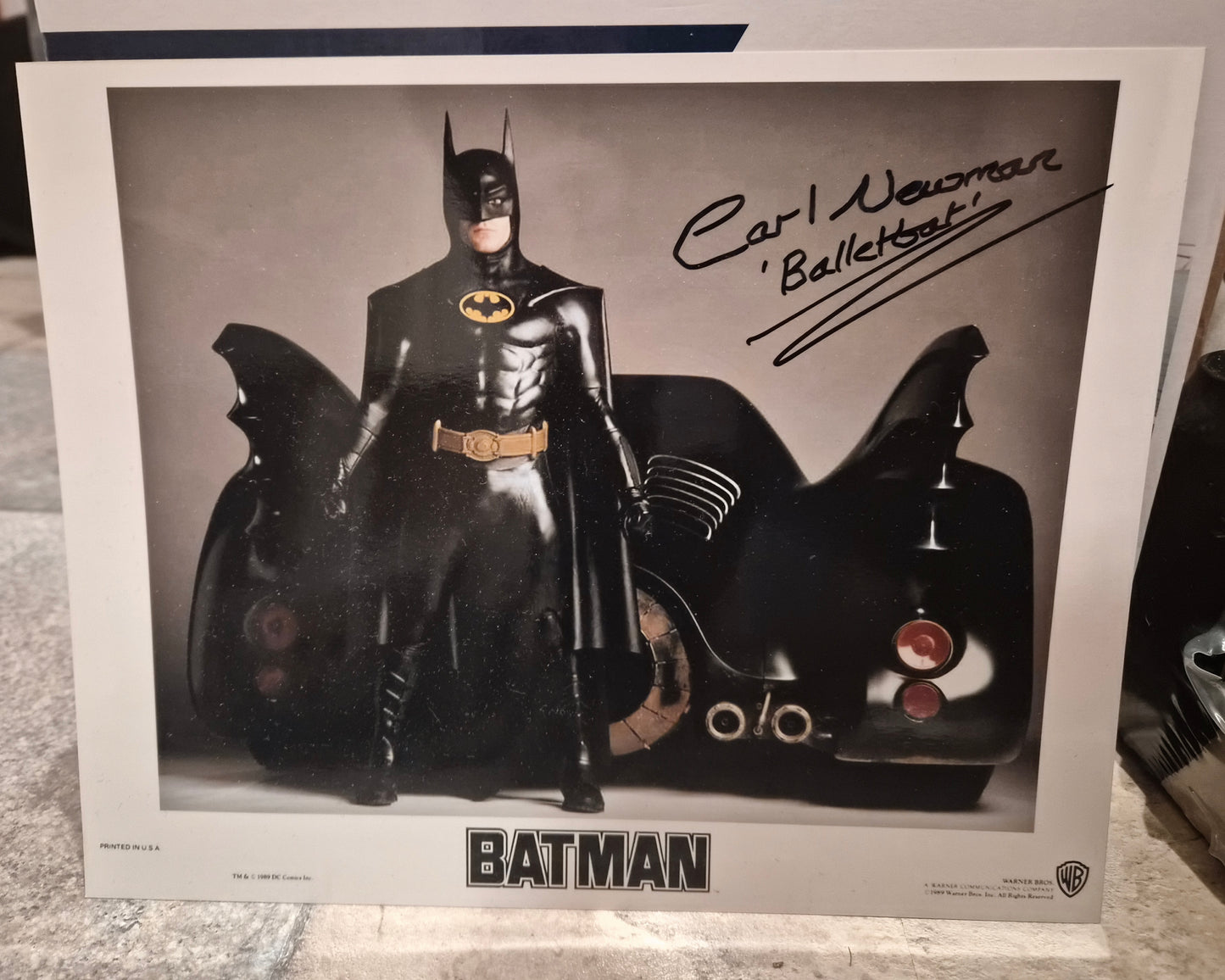 Carl Newman Signed Autograph Batman 89 Movement Double