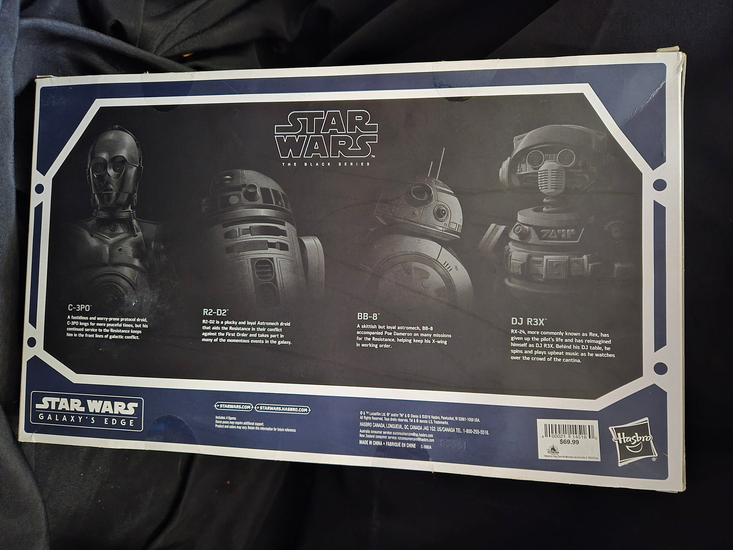 Star Wars Black Series 6” Disney Parks Droid Depot 4 Pack Exclusive