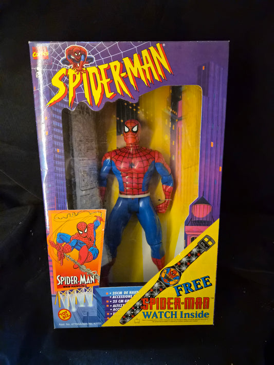 Spiderman 90's Toybiz 10" Action Figure with Watch