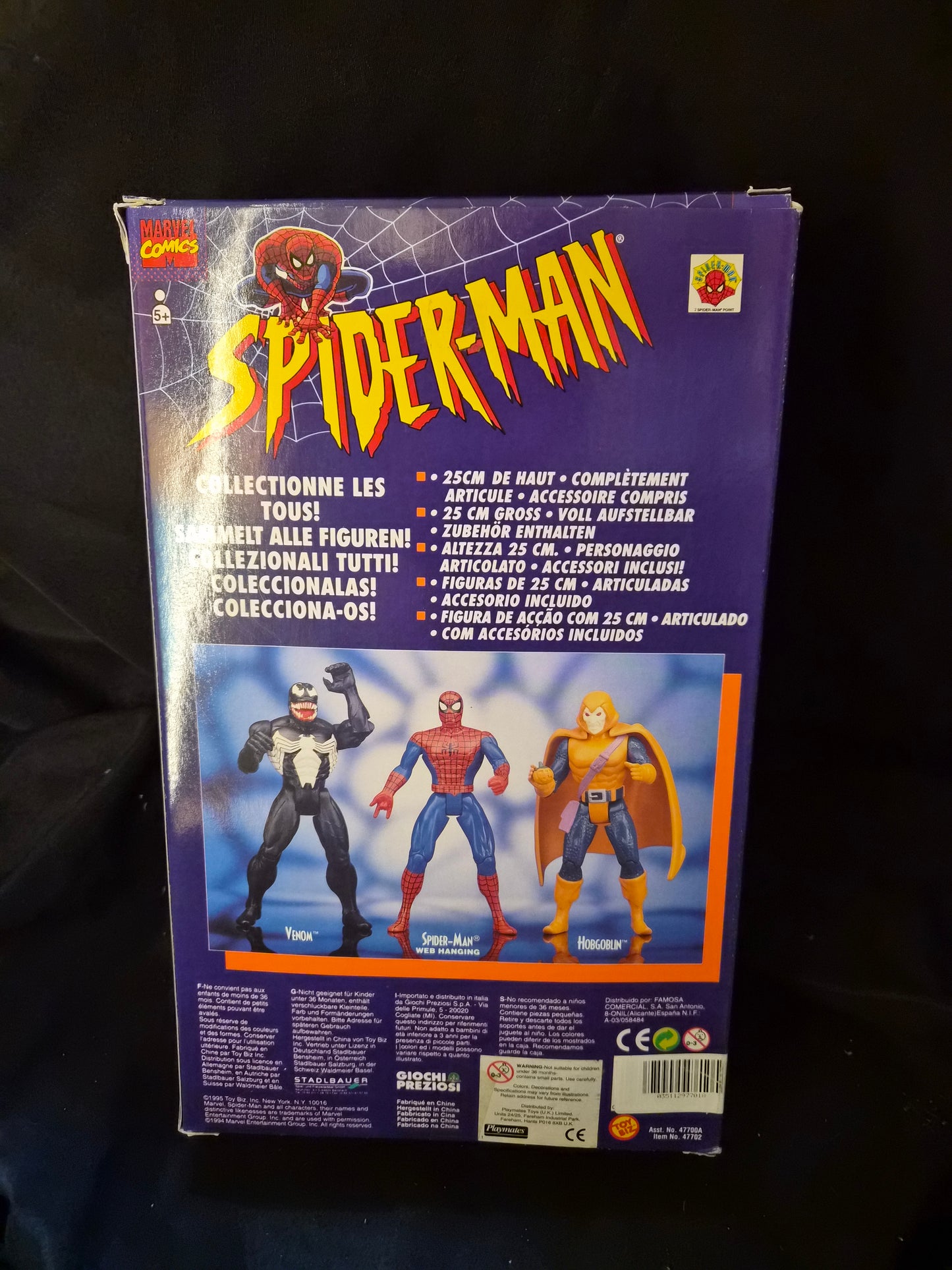 Spiderman 90's Toybiz 10" Action Figure with Watch