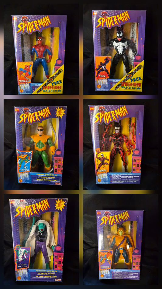 Spiderman 90's Toybiz 10" Action Figure with Watch
