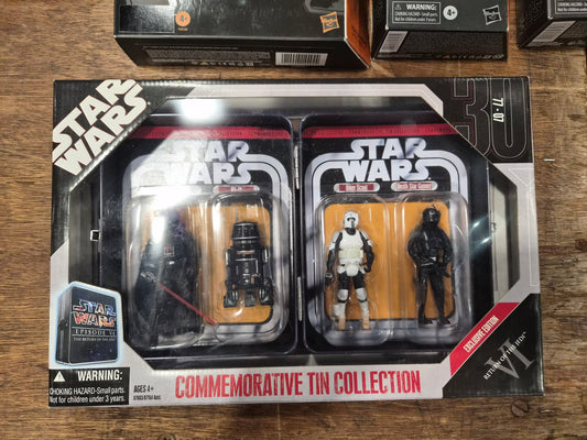 Star Wars Commerative Tin Figure Set ROTJ