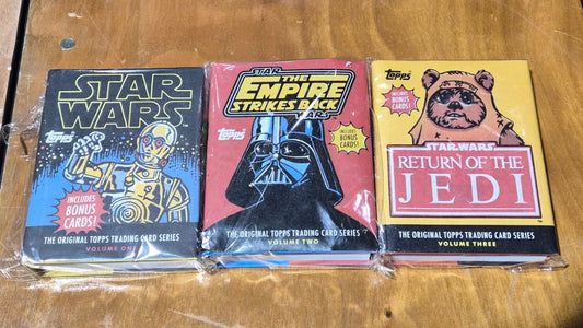 Star Wars Set Of Three Topps Books