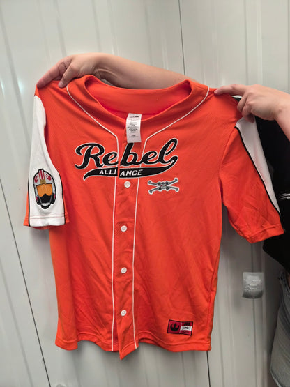 Official Disney Store Star Wars Rebel Baseball Style Top - Size Small