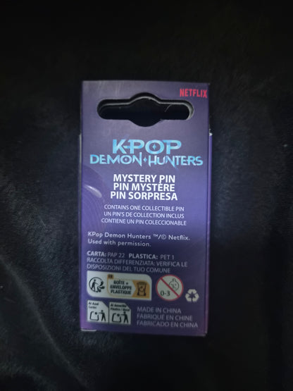 Official K Pop Demon Hunters Mystery Pin
