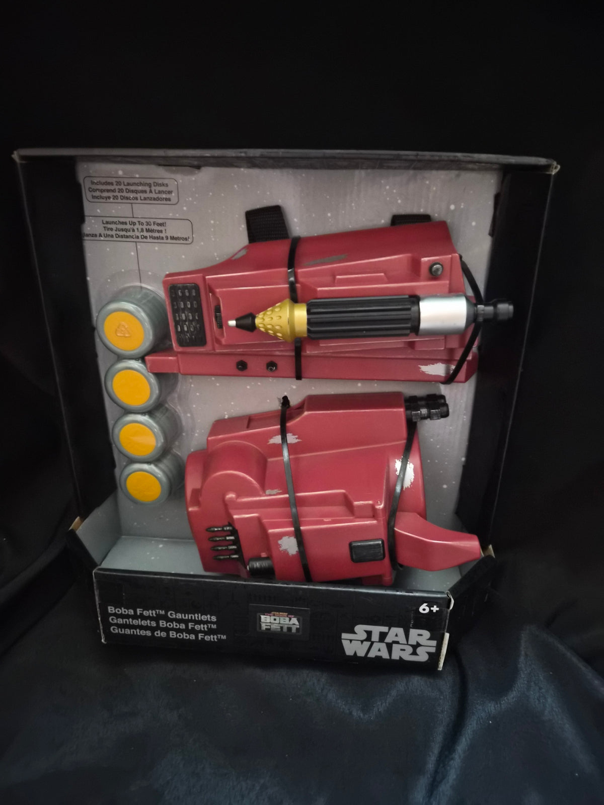 Star Wars Boba Fett Electronic Firing Disc gauntlets