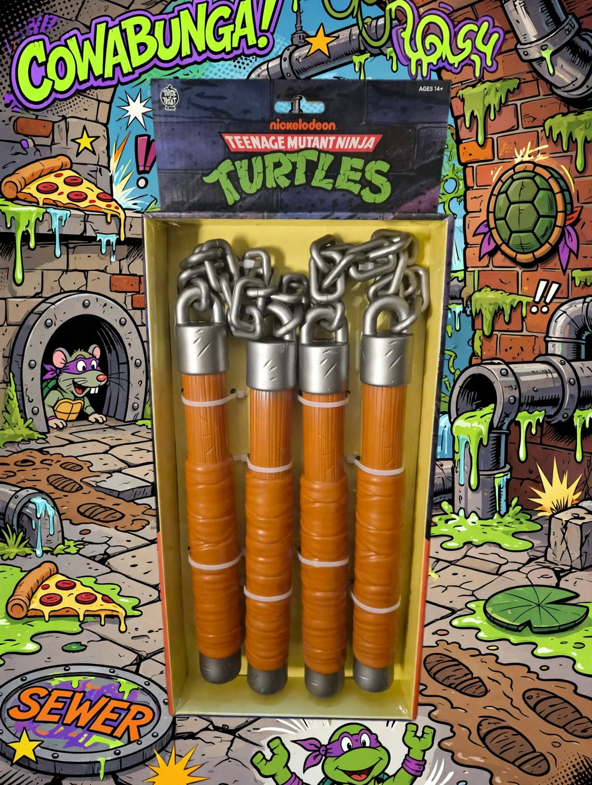Trick Or Treat Teenage Mutant Ninja Turtles Plastic Nunchucks Michelangelo