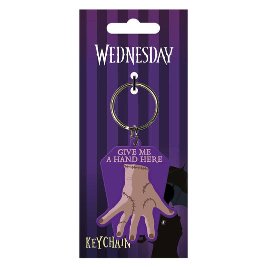Wednesday (Give Me A Hand) Rubber Keychain