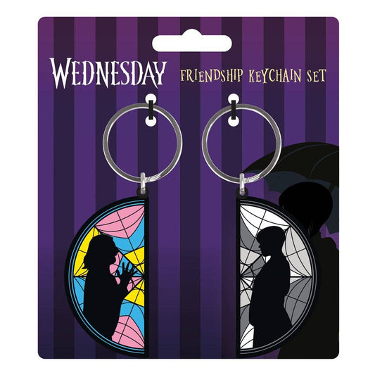 Wednesday (Wednesday Enid Window) Pvc Keychain (2 Pack)