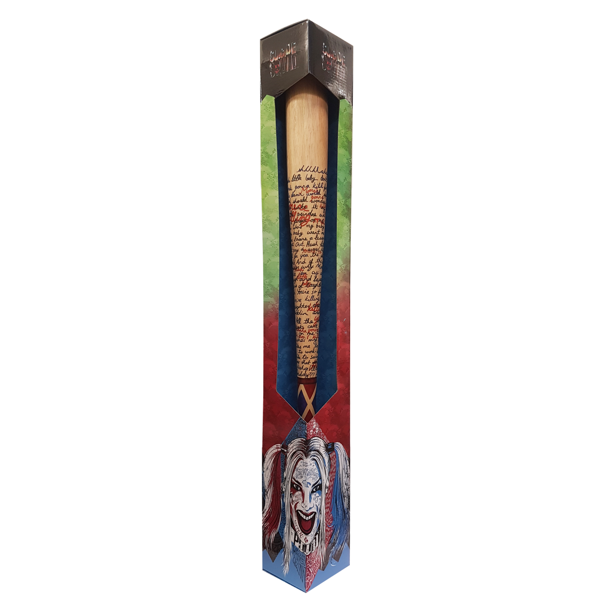 The Noble Collection DC Suicide Squad Harley Quinn Baseball Bat Wooden Full Size *Pre order