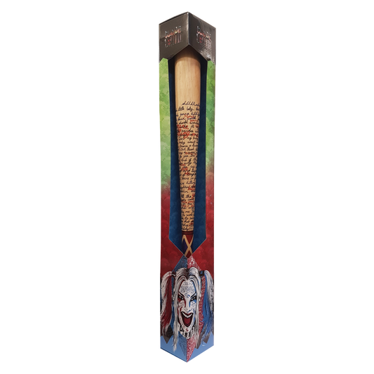 The Noble Collection DC Suicide Squad Harley Quinn Baseball Bat Wooden Full Size *Pre order