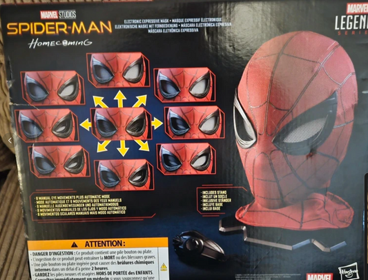 Marvel Legends 1:1 Spider-Man Homecoming Electronic Mask