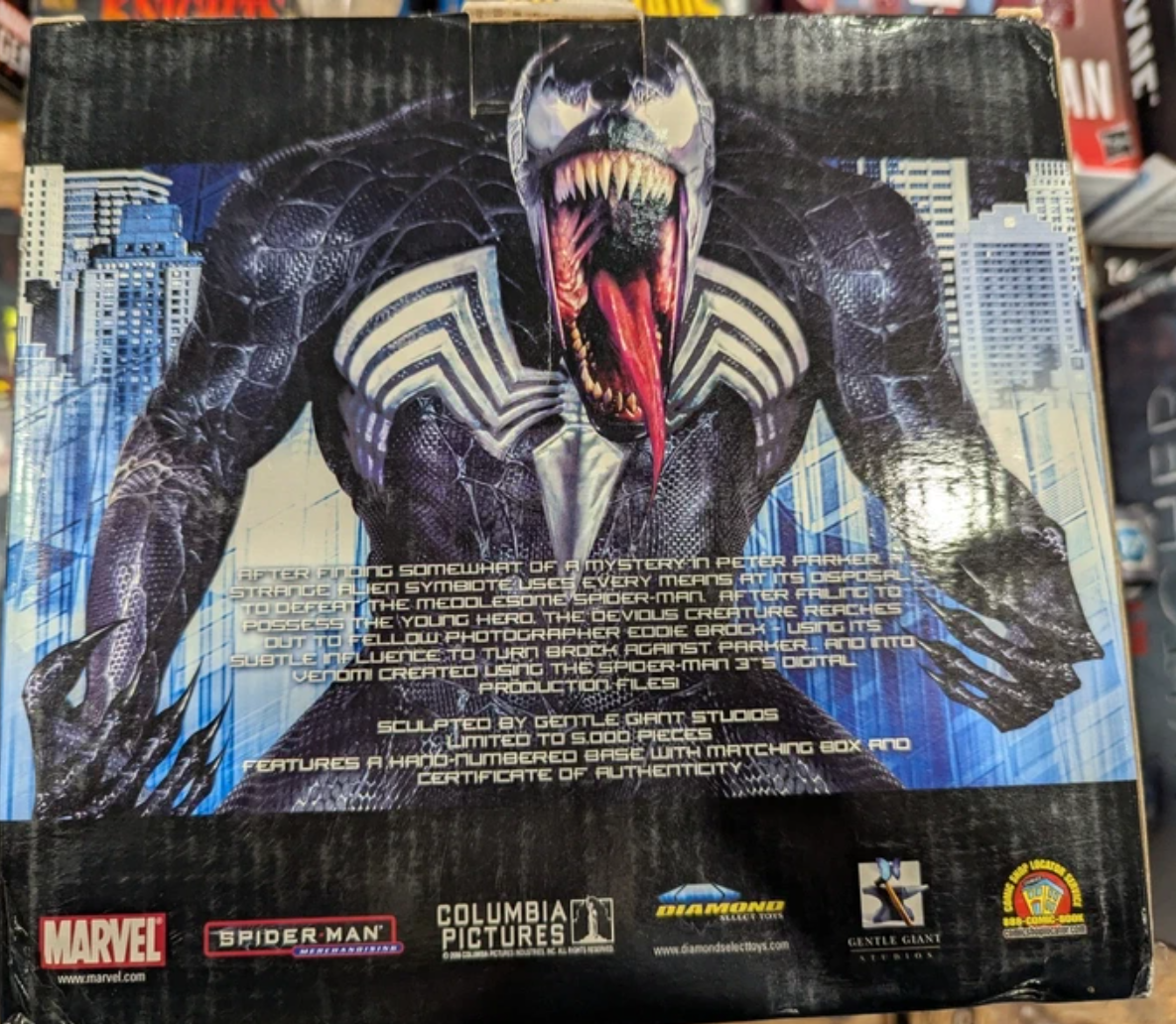 Limited Edition Marvel Spider-Man 3 Venom Bust