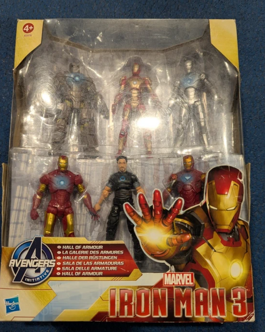 Marvel Iron Man 3 Hall Of Armour 3.75" Figure Set