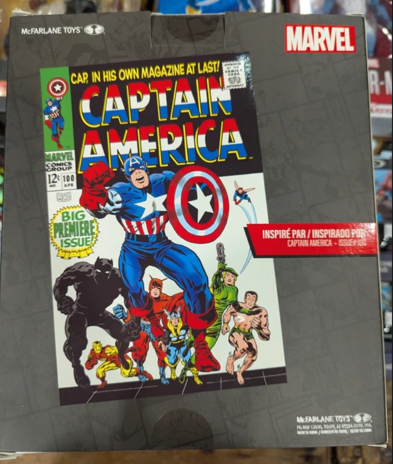 Mcfarlane Marvel Captain America PVC Statue