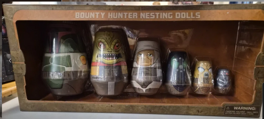 Star Wars Galaxy's Edge Bounty Hunter Russian Doll Set