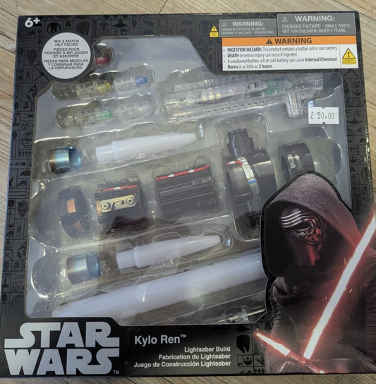 Star Wars Disney Parks Kylo Ren Construction Lightsaber Set