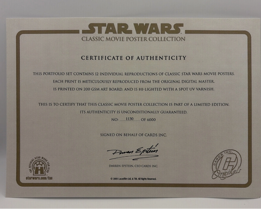 Star Wars Skywalker Saga Limited Edition Lipgraph Prints