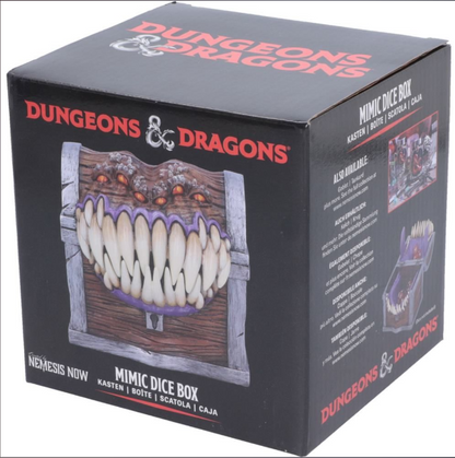 Officially Licensed Dungeons & Dragons Mimic Dice Storage Box