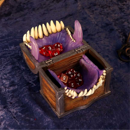 Officially Licensed Dungeons & Dragons Mimic Dice Storage Box