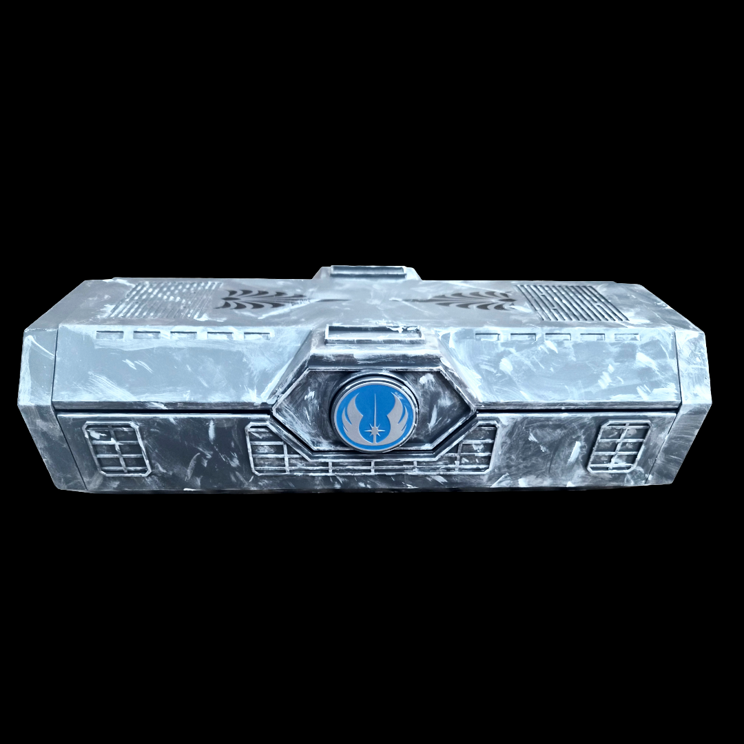 Star Wars Galaxy's Edge Legacy Lightsaber Plo Koon Hilt with custom painted box