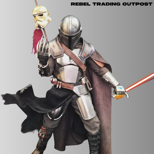 Star Wars Premium Custom Mandalorian Hot Toys Kitbash 1/6