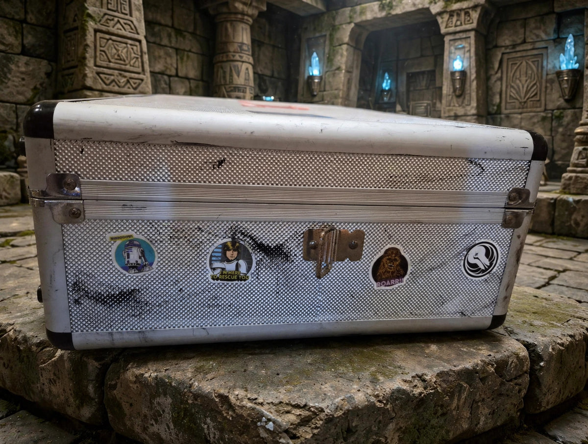 Star Wars Galaxy's Edge Series 1 Jedi & Sith Holocrons with kyber crystals in custom box